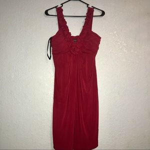 women's Enfocus Studio maroon dress